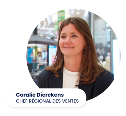 Coralie Dierckens - Chef régional des ventes | Mrie Morin